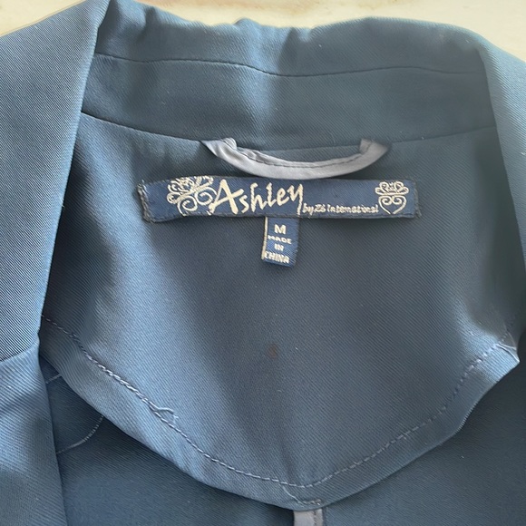 Ashley Navy Blue Polyester Jacket - Picture 2 of 7